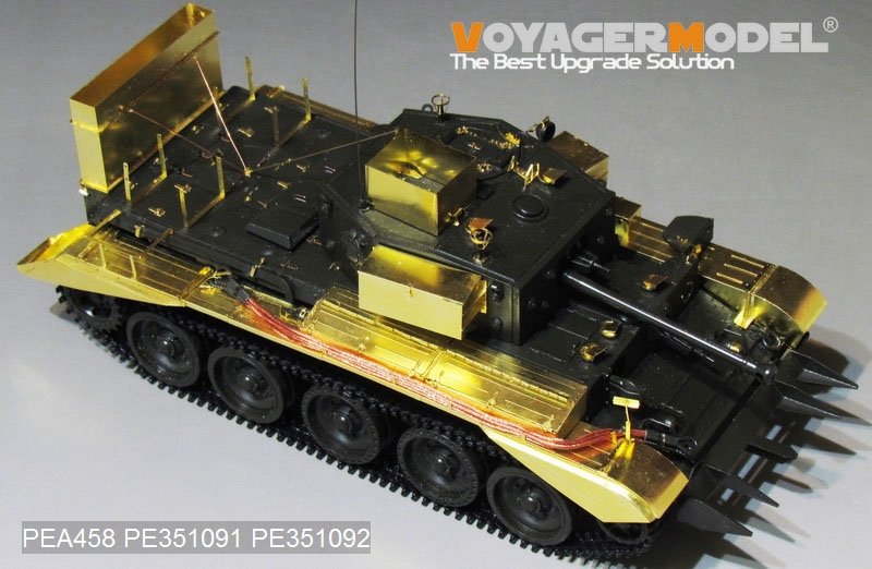 Maquette Voyager PEA458 WWII UK Cromwell Mk. IV/Centaur CSMk IV Bottes de gué profondes (Pour TAMIYA 35221/35232) 1/35  – Bild 3