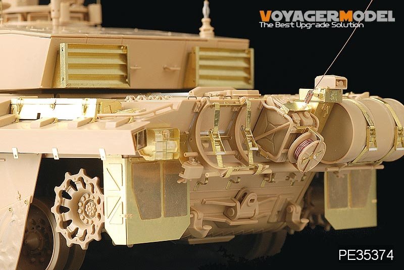 Maquette Voyager PE35374 Char de combat principal britannique Challenger 2 moderne (déserté) pour TAMIYA 35274 1/35 – immagine 5