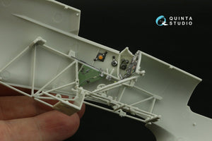 Intérieur imprimé en 3D et coloré sur papier décalcomanie (Revell) pour le Hawker Hurricane Mk.IIb (Quinta Studio QD32139), échelle 1/32 – Bild 3