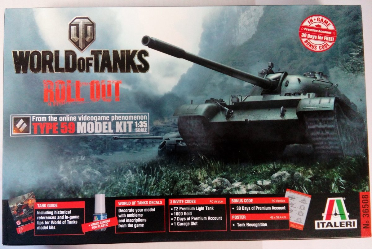 Italeri 36508 World of Tanks - Type 59 – Bild 2