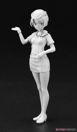 Hasegawa SP465 Egg Girls Collection 12 Sara Mayuki (CA) avec avion de ligne 1/20 – immagine 2