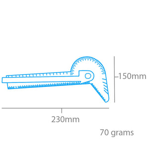 Outil d&amp;#39;angle et jauge 5 en 1 Modelcraft PGA5001 (100 mm) – image 2