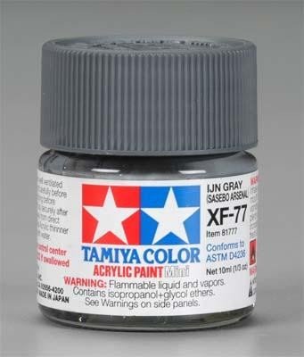 Peinture acrylique Tamiya XF77 Gris IJN (Arsenal de Sasebo) (81777) 10 ml – image 2