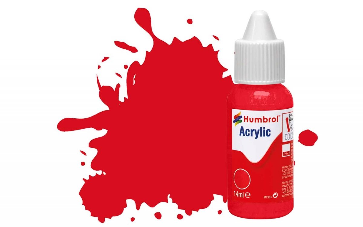 Humbrol DB0019 N° 19 Rouge - Brillant 14ml.