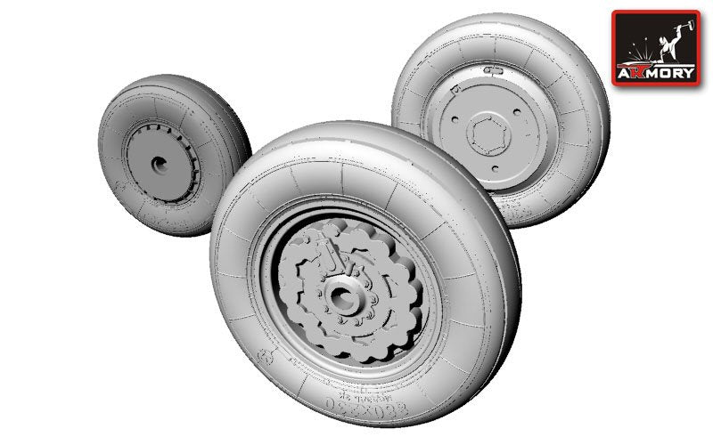 Roues Armory Models AW72009 Sukhoj Su-7BKL 1/72 – immagine 4