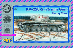PST 72061 KV-220-2 Char lourd (canon de 76 mm) 1/72
