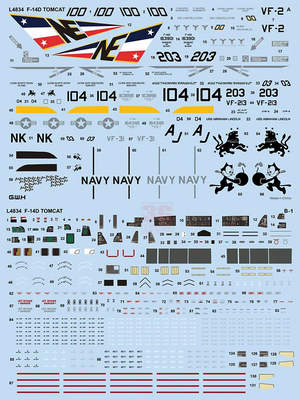 Maquette Great Wall Hobby L4834 F-14D Tomcat au 1/48 – image 2