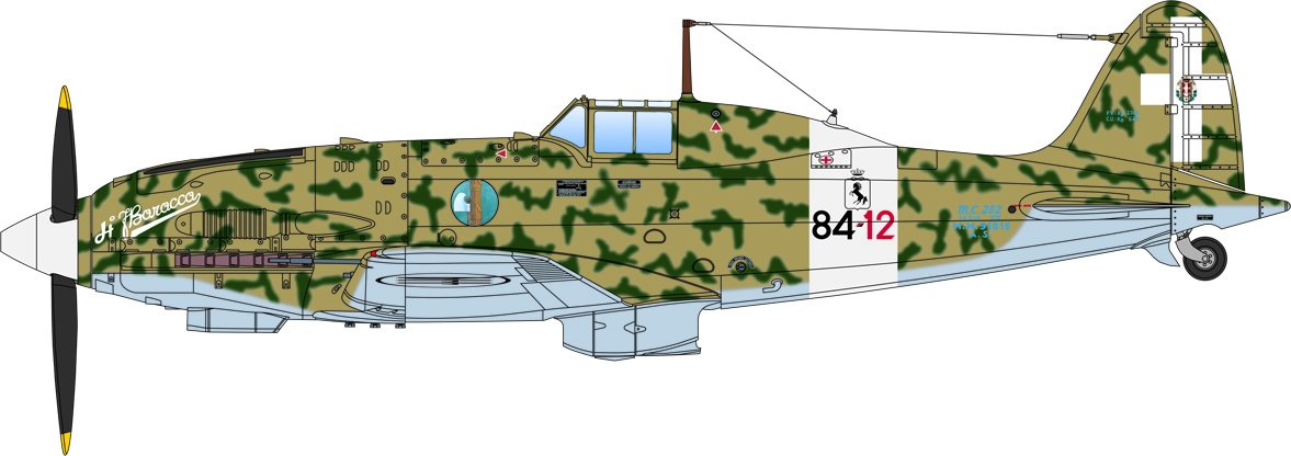 Italeri 2518 Macchi M.C. 202 Folgore 1/32 – zdjęcie 12