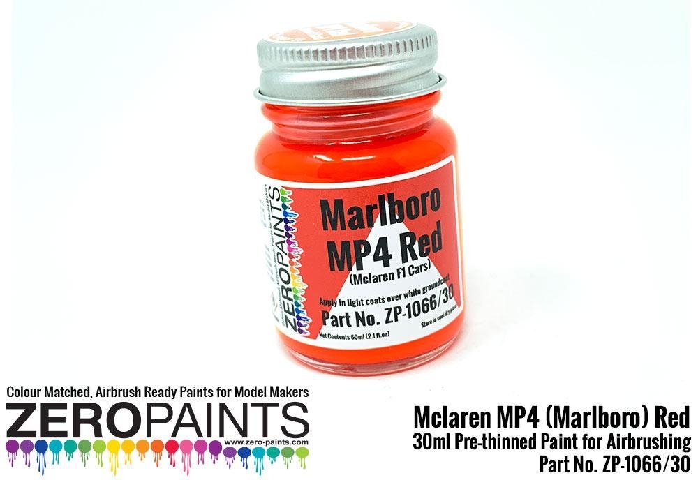 Peinture Zero Paints 1066-30 McLaren MP4 (Marlboro) Rouge 30 ml