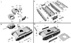 Premier char léger allemand PL109 Pz.Kpfw 38 Ausf. D 1/72 – immagine 3