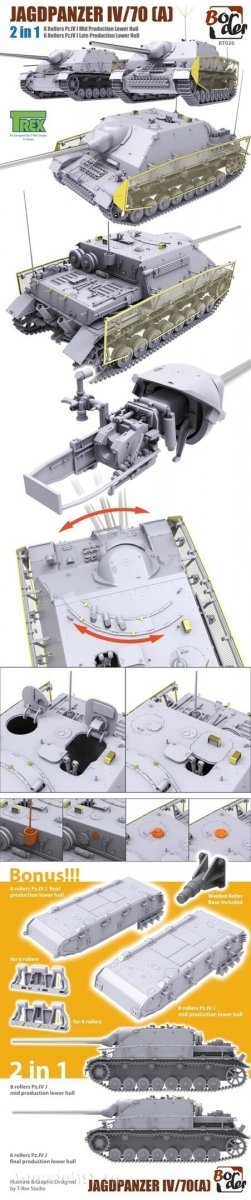 Maquette Border BT-026 Maquette Border Jagdpanzer IV 70 (A) 1/35  – image 5