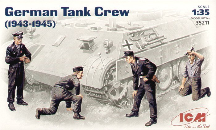 ICM 35211 Équipage de char allemand (1943-1945) (1/35)