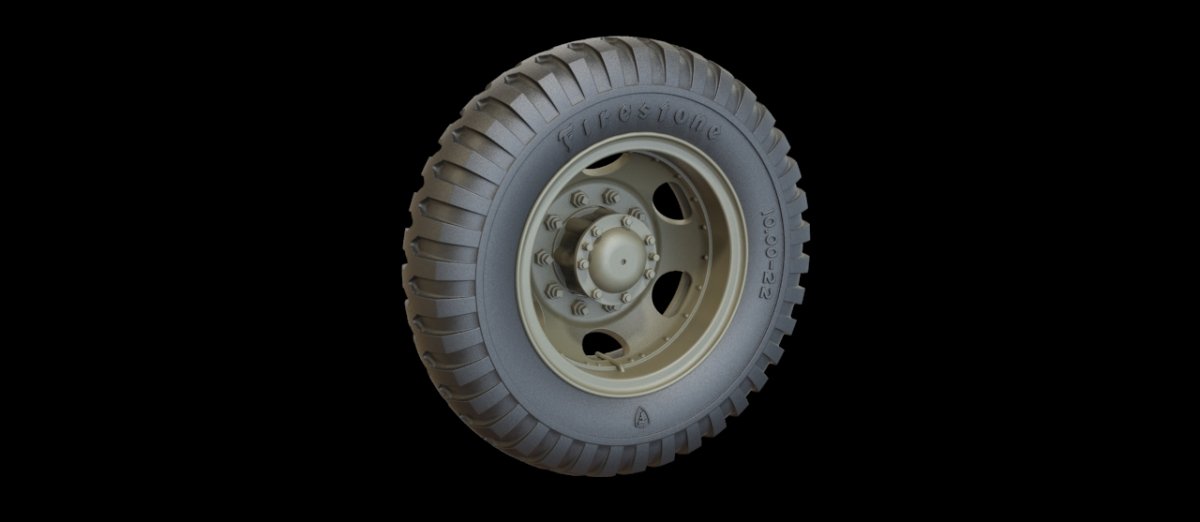 Panzer Art RE35-373 Roues de route blanches 666 (Firestone) 1/35