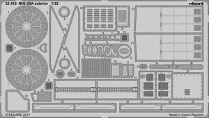 Eduard 32410 MiG-29A TROMPETTE extérieur 1/32
