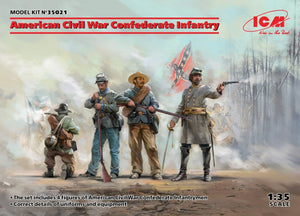 ICM 35021 Infanterie confédérée de la guerre de Sécession américaine, échelle 1/35