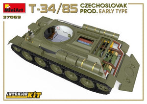 Miniart 37069 T-34/85 Production tchécoslovaque Type précoce 1/35 – immagine 3