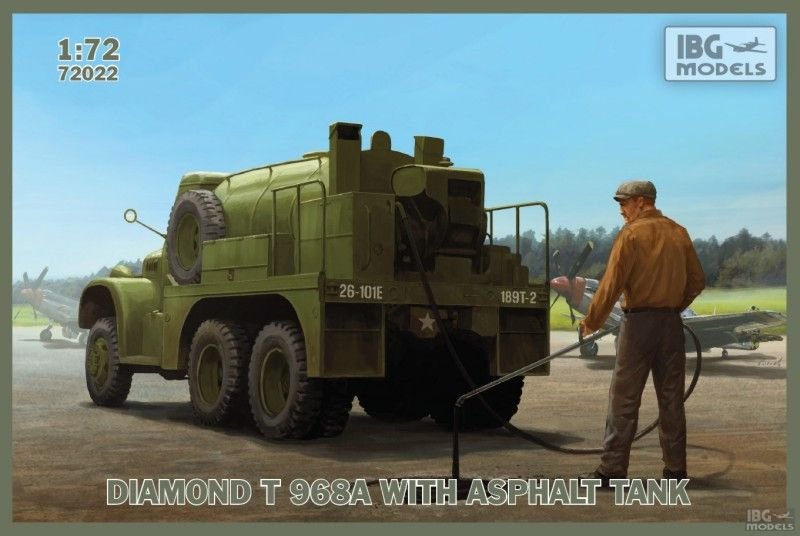 IBG 72022 DIAMOND T 968A avec réservoir d&amp;#39;asphalte 1/72