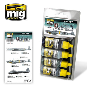 Munitions du Mig Jiminez 7220 LUFTWAFFE MID WAR SET (4x17ml)