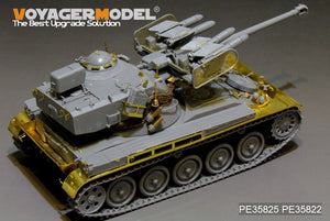 Maquette Voyager PE35825 AMX-13/75 français moderne avec missile antichar SS-11 (réservoir léger, lance-fumigènes et embase d&amp;#39;antenne inclus) pour TAKOM 2038 au 1/35 – image 5