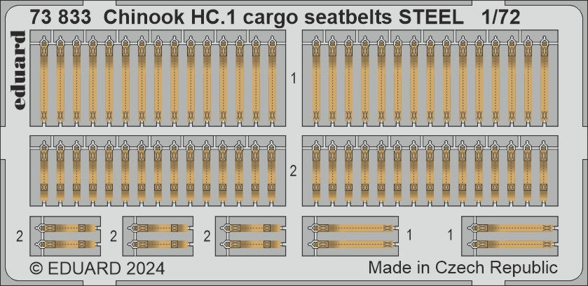 Eduard BIG72185 Chinook HC.1 detail set Airfix 1/72 – zdjęcie 3