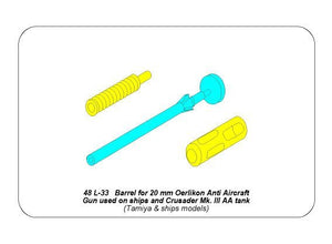 Canon Aber 48L-33 pour canon antiaérien Oerlikon de 20 mm (1/48) – image 12