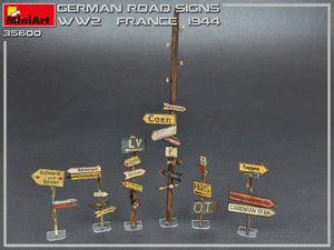 MiniArt 35600 PANNEAUX DE ROUTE ALLEMANDS SECONDE GUERRE MONDIALE (FRANCE 1944) 1/35 – image 6