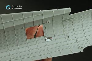 Maquette Quinta Studio QD32236 : compartiments du navigateur, du bombardier et des mitrailleurs latéraux et de queue du Boeing B-17E/F. Intérieur coloré imprimé en 3D (modèles HK) à l&amp;#39;échelle 1/32. – immagine 6