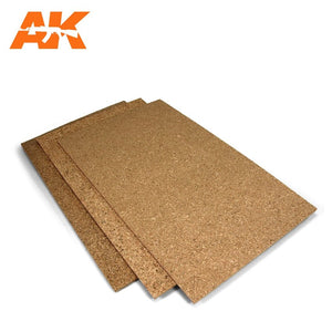 Feuille de liège AK Interactive AK8055 – Gros grain 200 x 290 x 6 mm