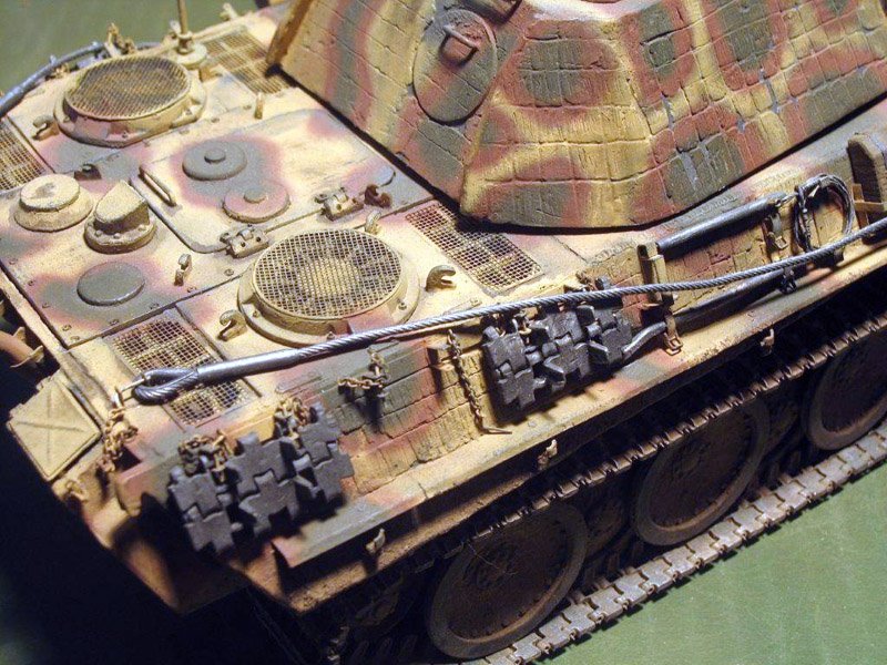 Câble de remorquage Eureka XXL ER-2501 pour char Pz.Kpfw.V Panther Ausf.G à l&amp;#39;échelle 1/25 – image 6
