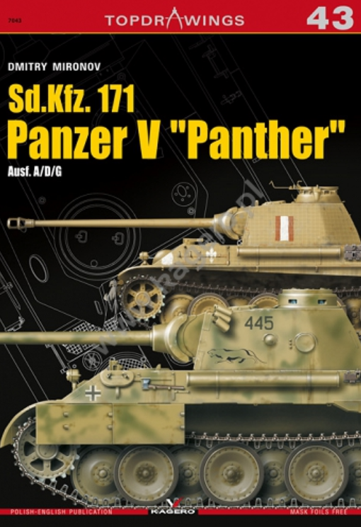 Kagero 7043 Sd.Kfz. 171 Panzer V "Panthère" Ausf. A/D/G EN/PL