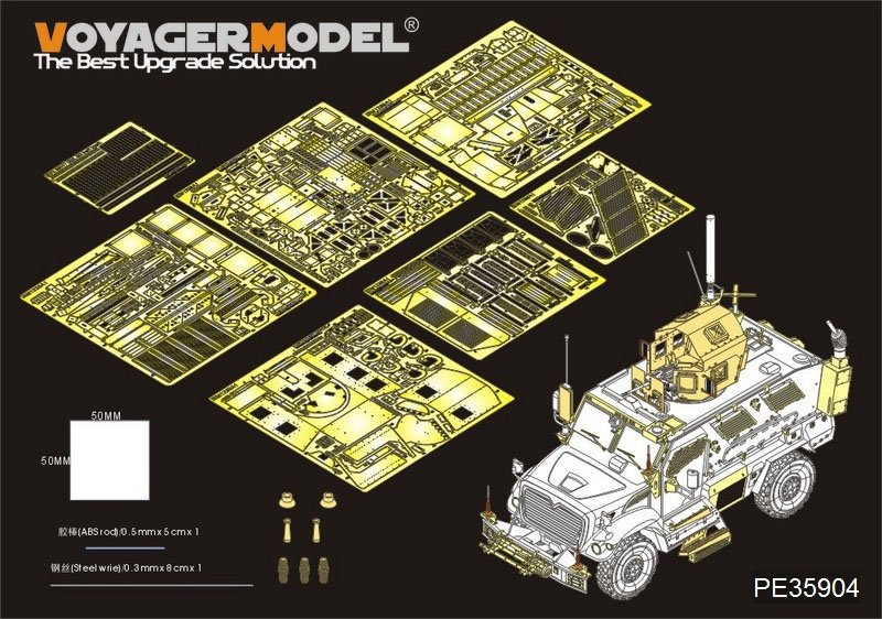 Tableau de bord Voyager modèle PE35904 moderne américain M1235A1 MAXXPRO DXM pour PANDA 1/35