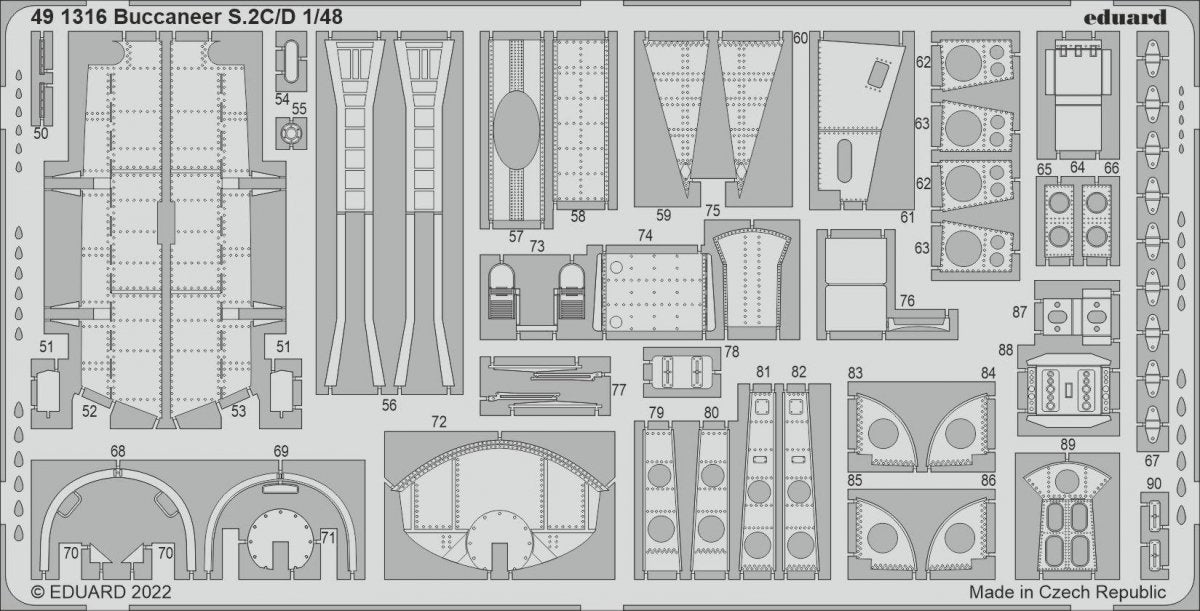 Eduard BIG49358 Buccaneer S.2C/D AIRFIX 1/48 – image 2