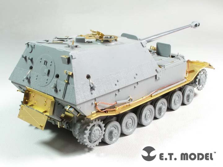 ET modèle E35-189 WWII allemand Elefant Schwerer Jagdpanzer Basic (pour Kit DRAGON) (1/35) – immagine 4