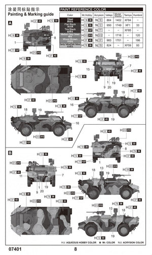 Trumpeter 07401 Fennek LGS allemand - Version néerlandaise 1/72 – Bild 5