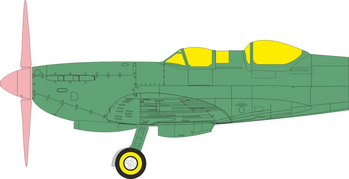 Eduard EX1140 Spitfire Tr.9 TFace Airfix 1/48