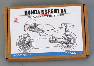 Kit de détails Hobby Design HD02-0477 Honda NSR500 &amp;#39;84 (Tamiya) 1/12