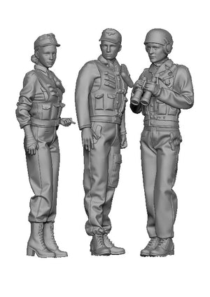 Glowel Miniatures 35049 Équipage de char allemand 1946 1/35