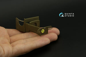 Intérieur imprimé en 3D et coloré sur papier décalcomanie Quinta Studio QD48029 GMC CCKW 353 (cabine ouverte) (Tamiya) 1/48 – image 9