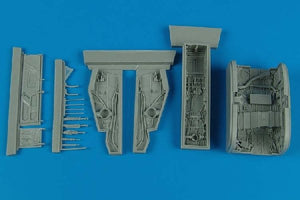 Aires 4457 F-100C/D Super Sabre, baie de train d&amp;#39;atterrissage, échelle 1/48, Trumpeter