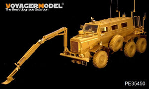 Maquette Voyager PE35450, véhicule blindé de transport de troupes américain moderne Buffalo 6x6 MPCV (production 2004-2006) pour Bronco 35100, échelle 1/35  – image 4