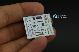 Intérieur imprimé en 3D et coloré sur papier décalcomanie Quinta Studio QD72036 He 162 (Special Hobby) 1/72 – image 9
