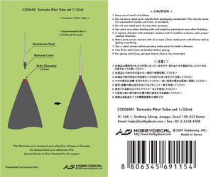 HobbyDecal MT32006V1 Ensemble de tubes Pitot Tornado 1/32  – immagine 2