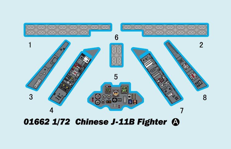 Trumpeter 01662 J-11B chinois (1/72) – immagine 6