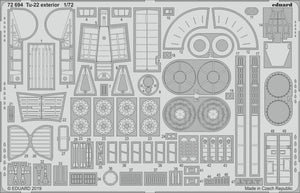 Eduard 72694 Tu-22 extérieur 1/72 TRUMPETER