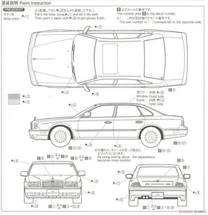 Aoshima 05642 Nissan G50 President Js / Infiniti Q45 89 1/24 – image 11