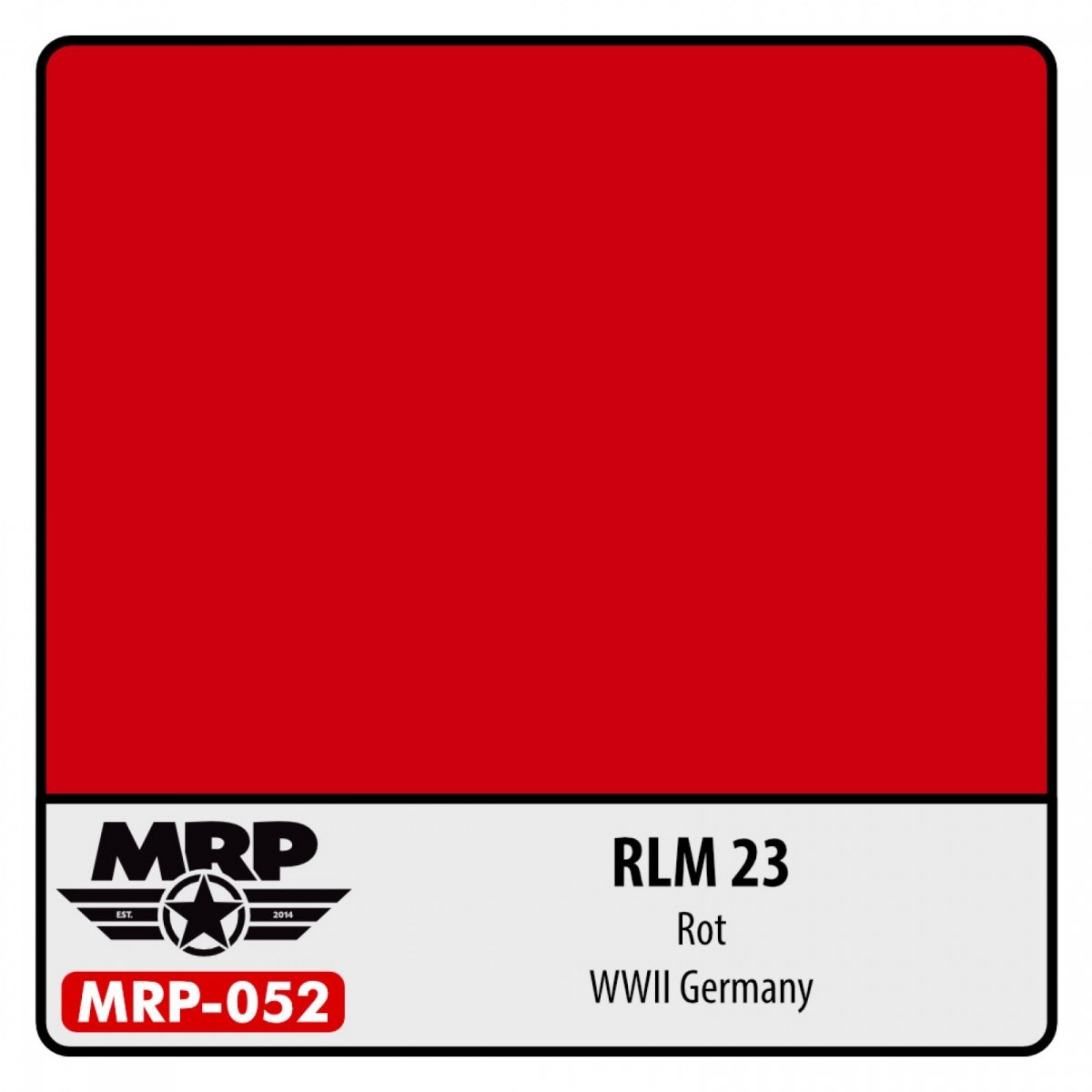 Peinture MR. Paint MRP-052 RLM 23 Rouge Seconde Guerre mondiale Allemande 30 ml