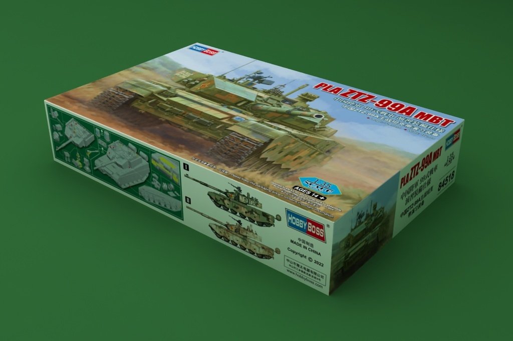 Hobby Boss 84518 PLA ZTZ-99A MBT 1/35 – immagine 2