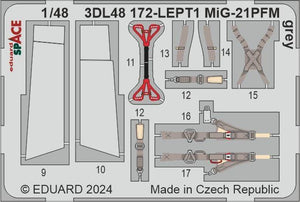 Eduard 3DL48172 MiG-21PFM gris SPACE EDUARD 1/48 – image 3