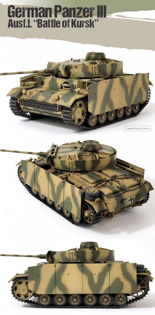 Maquette Academy 13545 Panzer III Ausf L allemand « Bataille de Koursk » au 1/35 – image 5