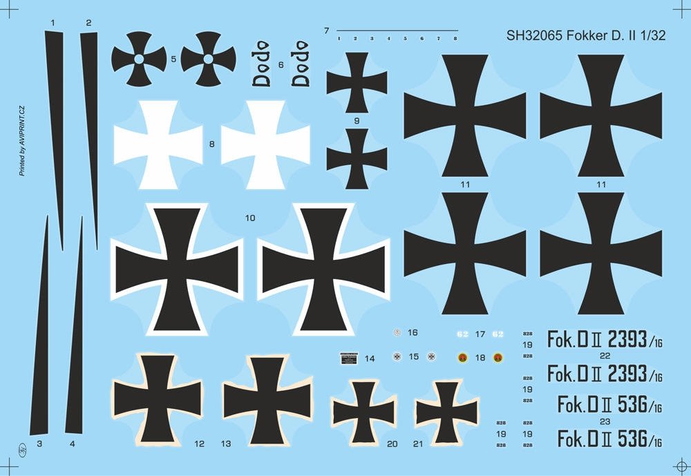 Special Hobby 32065 Fokker D. II Noir et Blanc à queue 1/32  – image 4